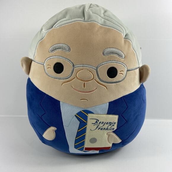 RARE Warren Buffett & Charlie Munger Squishmallow 16” 2023 Berkshire Shareholder - Picture 10 of 16
